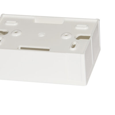 SCATOLA A MURO PER PLACCHE RJ45 COLORE CHIARO