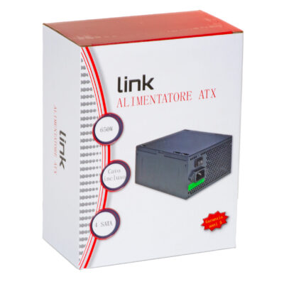 ALIMENTATORE PC ATX 650W CON 4 SATA-2 MOLEX