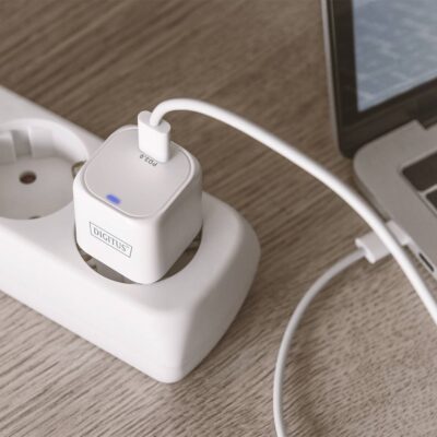 DIGITUS Mini adattatore di ricarica USB-C, 20W 20W, PD 3.0, bianco