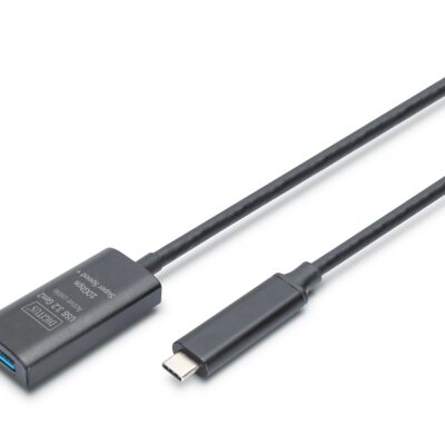 Cavo di prolunga attivo USB 3.2 Gen2 10G, USB-C – USB-A, 5 mt