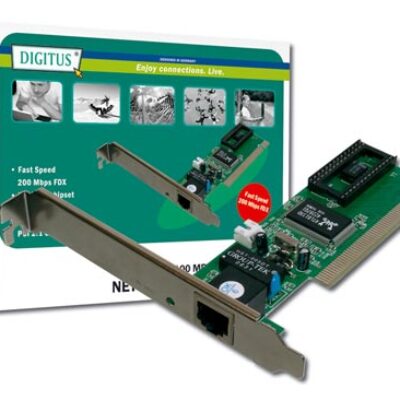 SCHEDA AGGIUNTIVA DI RETE PCI 10/100 RJ45 FUNZIONE WOL (WAKE ON LAN)