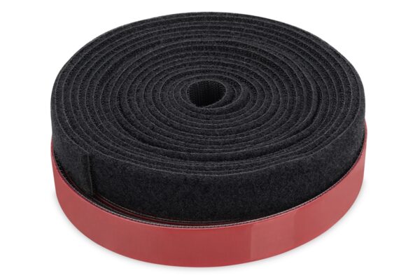 Sistema di gestione cavi a strappo, fissaggio a fungo 2,5 m, nastro a strappo 5 mt