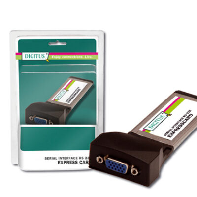 SCHEDA EXPRESS CARD CON 2 PORTE SERIALI 9 POLI RS232