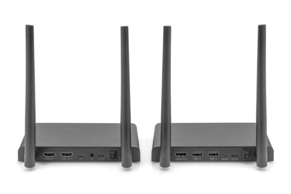 Set extender wireless HDMI KVM 4K, 150 m