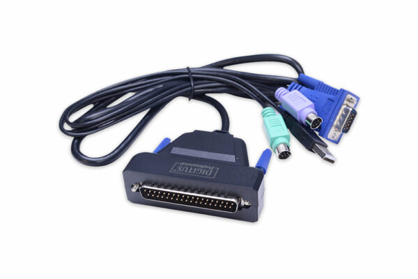 DIGITUS Commutatore KVM modulare, porta singola