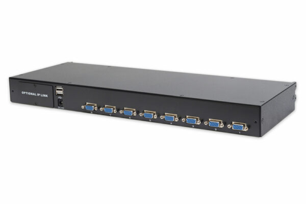 DIGITUS Commutatore KVM modulare, 8 porte