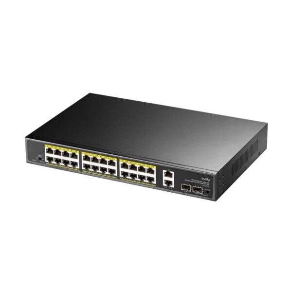 Switch PoE da 16 GbE con 2 SFP uplink