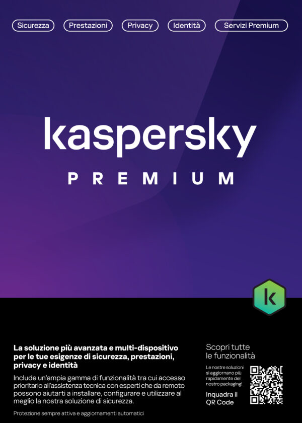 Kaspersky Premium 10 dispositiv1 1 anno slim sierra bs IT