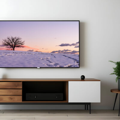 STAFFA A MURO FISSA ULTRASOTTILE PER TV 23-42″ FINO A VESA 200X200