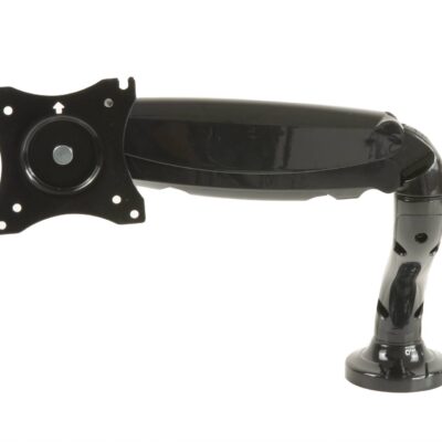 BRACCIO SUPPORTO DA TAVOLO A GAS PER MONITOR FISSAGGIO A MORSA