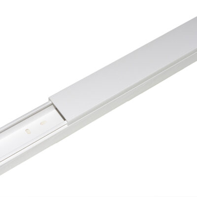 CONFEZIONE 8 CANALINE PASSACAVI ADESIVE IN PVC MT 1 DIMENSIONI 40×25 MM CON COPERCHIO SCORREVOLE BIANCO (8 MT IN TOTALE)