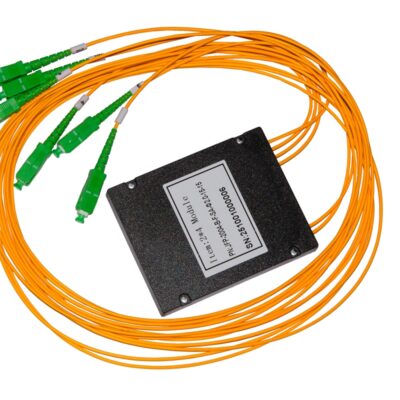 BOX PLC SPLITTER CON CONNETTORI SC APC 2 IN E 4 OUT MT 1.5