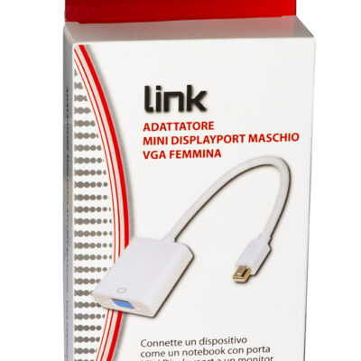 ADATTATORE MINI DISPLAYPORT MASCHIO – VGA FEMMINA