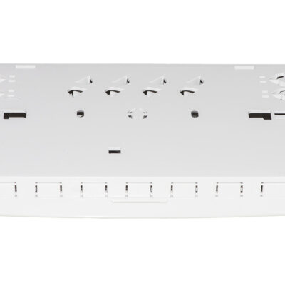 BOX 8 PORTE PER CONNETTORI  FIBRA OTTICA SC SIMPLEX O LC DUPLEX PER APPLICAZIONI FTTH