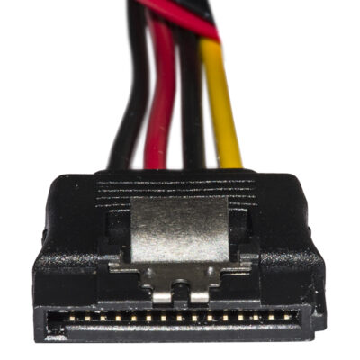CAVO SPLITTER 1 X MOLEX MASCHIO – 2 X SATA FEMMINA CM 15