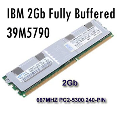 (REFURBISHED) Memoria Ram per Server 4GB DDR2 DIMM 667 MHz 240 Pin PC2-5300 CL4 SDRAM Fully Buffered IBM HP Dell