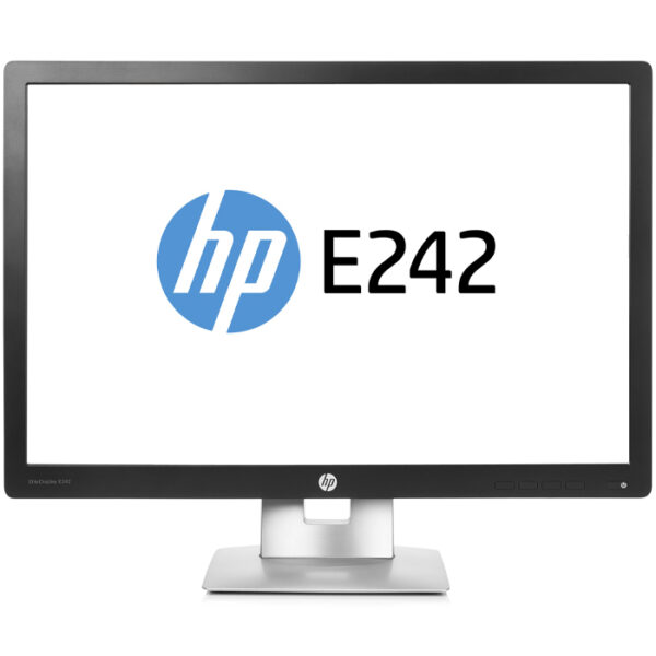 (REFURBISHED) Monitor HP EliteDisplay E242 24 Pollici LED Full-HD Black-Silver