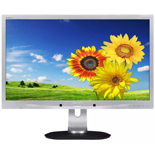 (REFURBISHED) Monitor Philips 241P4L 24 Pollici 1920x1080 Full-HD USB VGA DVI DisplayPorts Silver