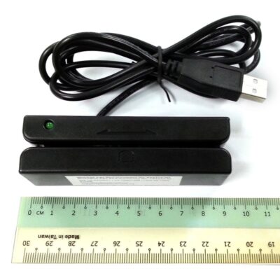 LETTORE BADGE (CARD A BANDA MAGNETICA)  ISO 7811 CONNETTORE USB A 3 TRACCE
