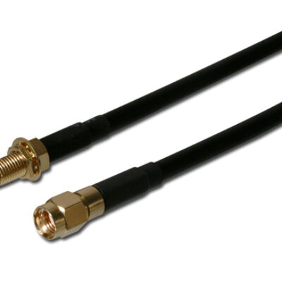 CAVO PROLUNGA PER ANTENNA WIRELESS MASCHIO/FEMMINA CONNETTORE RP-SMA MT. 2