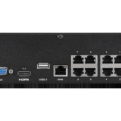 VIDEOREGISTRATORE DI RETE 8 CANALI POE 4K ONVIF