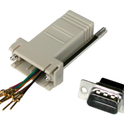 CONNETTORE MODULARE 9 POLI MASCHIO 8 POLI RJ45