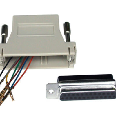 CONNETTORE MODULARE 25 POLI FEMMINA – 8 POLI – RJ45