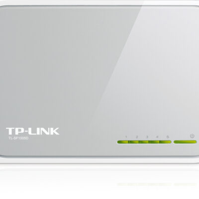 5-port 10/100M mini Desktop Switch, 5 10/100M RJ45 ports, Plastic case