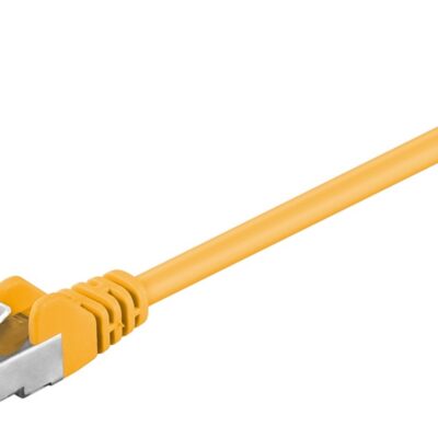 CAVO RETE CAT 5E SCHERMATO F/UTP 0.25 MT GIALLO