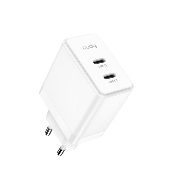 Caricabatterie 2-Porte 40W USB-C con connettore EU