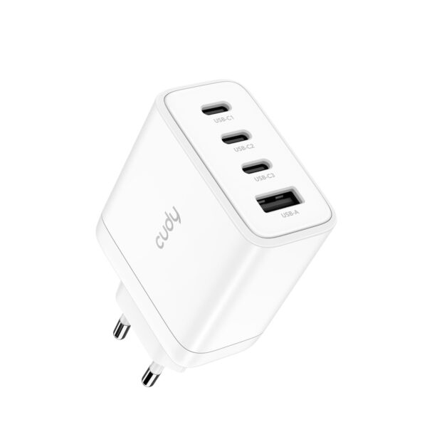 Caricabatterie GaN a 4 porte da 65 W